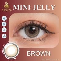 ราคา คอนแทคเลนส์ MINI JELLY BROWN ยี่ห้อ KITTY KAWAII Color Gary Brown (19153736034)