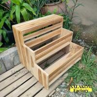 ราคา ชั้นวางขวดน้ำปลาไม้สัก ชั้นวางขวดเครื่องปรุง ชั้นวางของ ที่เสียบมีด 33 41 34 ซม งานดิบ (19851909953)