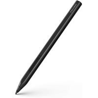 ราคา RENAISSER Stylus for Surface Made in Taiwan 4096 Pressure Sensitivity Compatible with New Surface Pro 8 Pro 7 Laptop Studio Go 3 Duo 2 First D Shape Body Quick Charge Rechargeable Raphael 520 Black (1