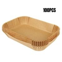 ราคา Rectangle Disposable Airfryer Baking Paper Liner Waterproof Oilproof Non Stick Baking Mat For Ninja Foodi Air Fryer Accessories (19143941302)