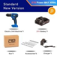 ราคา 20V 21V Brushless ไฟฟ้าเจาะ40NM 45NM ไร้สาย Driller Driver ไขควง Li Ion แบตเตอรี่ไฟฟ้าเจาะโดย PROSTORMER (15764890096)