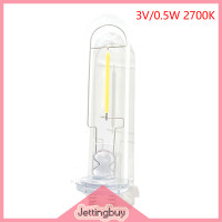 ราคา Jettingbuy ลวดเส้นใยเชื่อมแบบจุดหลอดไฟพลังงานแสงอาทิตย์ LEd 3V หลอดไฟ LED หลอดไส้หลอดไฟแหล่งกำเนิดแสง2700K (20766885012)