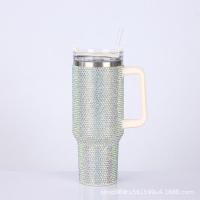 ราคา เพชรระเบิดถ้วยรถ Stanley 304 ฉนวนกันความร้อนในรถยนต์สูญญากาศสแตนเลส 40oz ความจุขนาดใหญ่พร้อมที่จับ (21163023149)