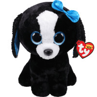 ราคา ตุ๊กตา TY Beanie Boos TRACEY black white dog size regular (2143336325)