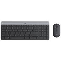 ราคา WIRELESS KEYBOARD MOUSE คีย์บอร์ดและเมาส์ไร้สาย LOGITECH MK470 SLIM WIRELESS KEYBOARD AND MOUSE COMBO GRAPHITE EN TH (16386746128)