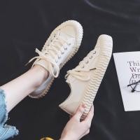 ราคา ส่งเร็วพิเศษฤดูใบไม้ผลิใหม่เกาหลีคุกกี้รองเท้าผู้หญิงสีดําสบาย ๆ วินเทจรองเท้าผ้าใบวินเทจรองเท้าผ้าใบสีดำผู้หญิงรองเท้าเบาจิรอ (16727314383)