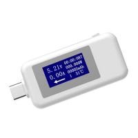 ราคา ที่ทดสอบ USB C Type ไฟหลอดไฟพลังงานแสงอาทิตย์สำหรับแบตสำรองเครื่องวัดแรงดันไฟฟ้าแบบดิจิตอล DC แอมป์มิเตอร์เครื่องตรวจจับแอมมิเตอร์ (20812691981)