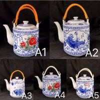 ราคา พร้อมส่ง กาน้ำชาเซรามิคงานกังไส กาน้ำขนาดใหญ่ ลายมือโบราณสวยงาน เครื่องปั้นดินเผาชั้นดีที่สุด茶壶茶具 (9655909489)