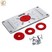ราคา Ready Stock Router Table Insert Plate Aluminum Alloy Milling Trimming Machine For Woodworking Benches Router Plate Wood Tools (18527689986)