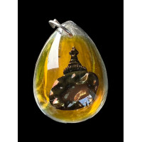 ราคา ล็อคเก็ตจี้ พระธาตุอินทรย์แขวน สีเหลืองใส บูชามาจากประเทศพม่า พระธาตุไจที่โย่ หรือที่คนไทยเรียกว่า พระธาตุอินทร์แขวน เป็นเจดีย์ที่จาริกแสวงบุญ พระบ้านมาใหม่ พระแท้รับประกัน 5718 (21380473470)