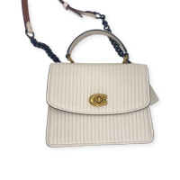 ราคา Used like new Coach กระเป๋าหนังสีขาวของแท้ Preloved (20324531577)