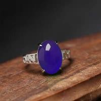 ราคา บูติกควอตซ์สีเขียว Zite แหวนหยกสีเขียวแหวนหินโมราสีเขียวสไตล์ D แหวนฝัง (13369062443)