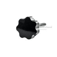 ราคา น็อตมือหมุนดอกไม้ M4 M5 M6 M8 M10 M12 ความยาว 15 20 30 40 50 60 80 สกรูมือหมุน น็อตมือหมุน Star Grip Knob Bolt แพ็คละ 1 ตัว (12595274935)