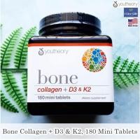 ราคา คอลลาเจน ดี3 เค2 Bone Collagen D3 K2 180 Mini Tablets Youtheory D 3 D 3 K 2 K 2 (11292681449)