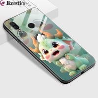 ราคา เคส Jizetin เคสสำหรับหัวเหว่ย Nova 3 Nova 3E Nova 3i Nova 4การ์ตูน12สัญลักษณ์สัตว์ลายมังกรกระจกเทมเปอร์ปลอกหุ้ม (21023370478)