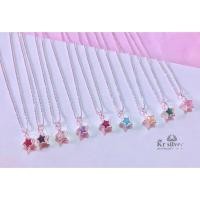 ราคา Kr silver สร้อยคอเงินแท้ พร้อมจี้เงินแท้ รูปดาว (7456945134)