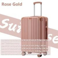 ราคา กระเป๋าเดินทาง กระเป๋าเดินทางล้อลาก 20นิ้ว 24นิ้ว 26นิ้ว 28นิ้ว แข็งแรง 8ล้อหมุน360องศา รุ่น Classy สไตล์ซิปสีเดียวกัน (20880458133)