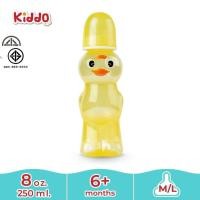 ราคา ถูกและดี l Kiddo ขวดนม หมี เป็ด กบ ขนาด 8 oz ขวดนมคอแคบ ขวดใส่น้ำนม พร้อมส่ง (14536129828)