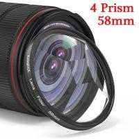 ราคา Camera Prism Filter Split Kaleidoscope 52mm 58mm (17674326665)
