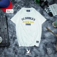 ราคา เสื้อยืดคอตตอนทรงตรง งานปัก cc double o มี size สามารถใส่ได้ทั้งผู้หญิงและผู้ชาย (10091222934)