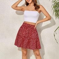 ราคา ชุดเดรสสไตล์เกาหลีเซ็กซี่2023ฤดูร้อนของผู้หญิงผิวย่นเอวสูงกระโปรงพิมพ์ลายดอกไม้เล็กๆเป็นชั้นๆกระโปรงชายหาดลายจุดน่ารักกระโปรงน่ารัก (19857811448)