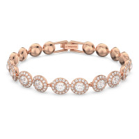 ราคา Swarovski กุหลาบทอง Angelic รอบตัดสร้อยข้อมือเพชรสีขาวS925 สร้อยข้อมือแฟชั่นสตรีเงินสเตอร์ลิงของขวัญวันเกิดวันวาเลนไทน์ (19536512988)