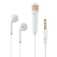 ราคา คาราโอเกะแบบพกพาไมโครโฟน HD แบบ All In One หูฟัง Mini หูฟังสเตอริโอแบบมีสาย In หูฟังบลูทูธ Singing Artifact Universal โทรศัพท์มือถือ (19260899364)