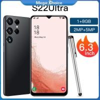 ราคา MegaChoice 100 Original S22Ultra 6 3 Screen Display Smartphones 1GB RAM 8GB ROM Smart Phone 5MP Rear 2MP Front Camera Dual SIM Mobile Phones 3000mAh Battery (21178464747)