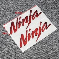 ราคา 1คู่สำหรับ Kawasaki 250R 300R ZX6R 636 ZX10R Z1000XS Z1000 Z800 ZX7R ZX9R ER Chrome 3D Ninja 16X5ซม สติกเกอร์ด้านข้าง Decals สัญลักษณ์ Silver (20137383454)