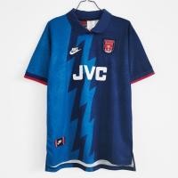 ราคา 1995 season Arsenal away retro jersey short sleeved blue football jersey breathable (20763491665)