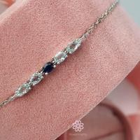 ราคา Rosenmarry ข้อมือพลอยโทปาสและไพลิน ตัวเรือนเงินแท้925 เครื่องประดับอัญมณี แหวนพลอยเสริมดวงจัดส่งฟรี RB062 (21118410751)