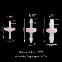 ราคา 1 8 3 16 1 4 Check valve ozone resistant non return valve Corrosion resistance one way valve pvdf high temperature (20105484541)