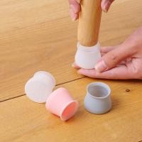 ราคา ซิลิโคนกันลื่นรองขาโต๊ะและเก้าอี้ 1 ชุดได้ 4 ชิ้น ยางรองขาโต๊ะป้องกันรอยขีดข่วน ที่รองขาโต๊ะ ที่รองขาเก้าอี้ รองขาโต๊ะ ลดเสียงรบกวนไม่ลื่นส่วนกันรอยขีดข่วน แผ่นรองกันลื่น ยางรอง ขาเก้าอี้ ขาโต๊ะ ขาชั้