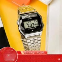 ราคา Casio R Digital Men S Watch Business Small Silver Gold Watch Series Small Square Watch Watch Multi Functional Date Stopwatch (20879119446)