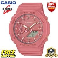 ราคา G shock GMAS2100 นาฬิกาข้อมือสตรีแบบ สองเวลา แสดงผล 200M กันน้ำกันกระแทกไฟอัตโนมัติ LED แสดงเวลาโลก กีฬานาฬิกาข้อมือรับประกัน 4 ปี GMA S2100 4A2 (15290653931)