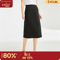 ราคา GIORDANO Women Skirts 100 Cotton Elastic Waist Midi Sweat Skirts Solid Color Simple Basic Fashion Casual Skirts 05464466 (21346557828)