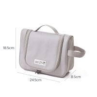 ราคา กระเป๋าเครื่องสำอาง กระเป๋าใส่อุปกรณ์อาบน้ำ toiletry bag สำหรับใส่ของใช้ ครีม แปรงสีฟัน ในห้องน้ำ พกพาเดินทาง ไปเที่ยว ขนาด 8x24x18cm weeklyshop (21373175164)