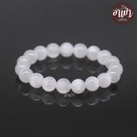 ราคา อาเป่า หินเซเลไนต์ หินตาแมว Selenite เกรด Premium ขนาด 10 มิล คัดหิน หินแห่งการรักษา กำไลหินสี กำไลหินนำโชค หินสีขาว หินมงคล สร้อยข้อมือ (15475903773)