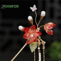 ราคา ชุดกี่เพ้าชุดเดรสเด็กผู้หญิงสไตล์กิ๊บติดผมจีนพู่ประดับศีรษะดอกไม้เคลือบด้วยการจัดสีที่น่ารักสำหรับกี่เพ้า (19919656144)