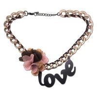 ราคา Achute สร้อยแฟชั่นประดับดอกกุหลาบ ลาย love (368837)