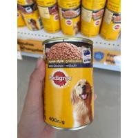 ราคา PEDIGREE เพดดิกรี อาหารสุนัข แบบกระป๋อง อาหารเปียกสุนัข 400g (19476348937)