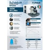 ราคา TORQUE ปั๊มอัตโนมัติ 220V ท่อออก 1X1นิ้ว ดูดลึก 9 เมตร ส่งสูง 30M ปั๊มน้ำ ปั๊มดูด ทนแกร่ง แรงจัด (21349839002)