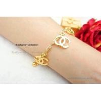 ราคา ManeeNopparut มณีณพรัช ข้อมือโซ่ นน 1 บาท งานหุ้มทองแท้5ไมครอน รุ่น BK026 (872880398)