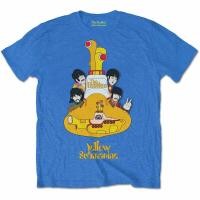 ราคา เสื้อยืดวงดนตรีTop Sale Mens Short Sleeve The Beatles Yellow Submarine Sub T Shirt New Summer Cal Loose Tee for Dad S 5XL (19121640046)
