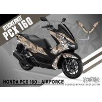 ราคา สติ๊กเกอร์ติดรถ สติกเกอร์แต่ง สติกเกอร์ กันรอย Honda PCX ลาย Air force (20741390604)