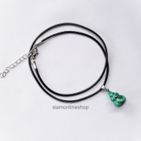 ราคา GOURD STONE PENDANT สร้อยคอ ประดับ จี้หินรูปน้ำเต้า เลือกหินได้ หินแท้ by siamonlineshop (19211130256)