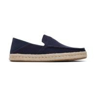 ราคา TOMS รองเท้าลำลองผู้ชาย สลิปออน รุ่น Alonso Loafer Rope Navy Heritage Canvas Suede CC รองเท้าลิขสิทธิ์แท้ (21307679093)