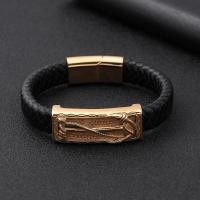ราคา COD วินเทจขายร้อนมือถักสร้อยข้อมือเหล็กไทเทเนียม สร้อยข้อมือสมอเรือผู้ชายสแตนเลสหนังแท้สร้อยข้อมือเครื่องประดับ (15959948426)
