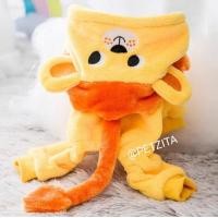 ราคา พร้อมส่ง น้องสิงโต ชุดสี่ขาผ้าขนสำลีสำหรับสัตว์เลี้ยง ชุดนอนสัตว์เลี้ยง เสื้อสุนัข หมา เสื้อแมว (20021759848)