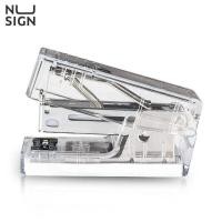 ราคา แม็กเย็บกระดาษ ที่เย็บกระดาษ เครื่องเย็บกระดาษ แม็ก Stapler mini 12 แผ่น 4 สี มีขาตั้ง และ แขนเกี่ยวของซ้ายขวา Alliswell (17281250493)